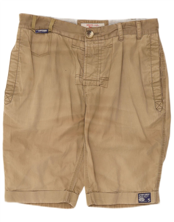 Superdry Short Chino Homme Medium W32 Beige Coton