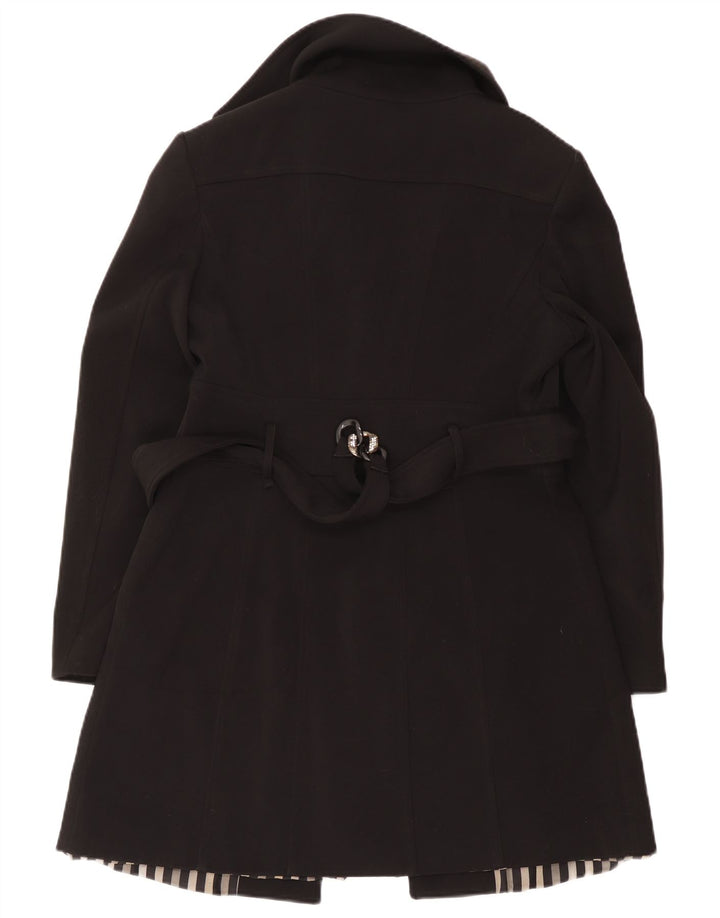 Roccobarocco Pardessus Femme IT 48 XL Noir Polyester