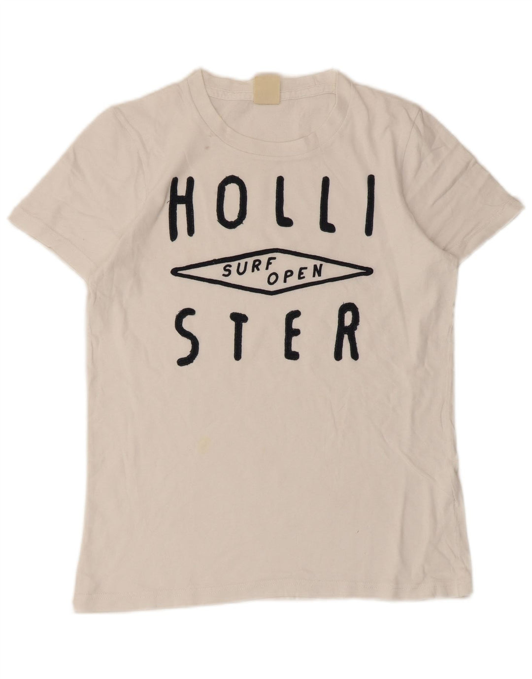 Hollister T-shirt graphique pour hommes, petit, blanc