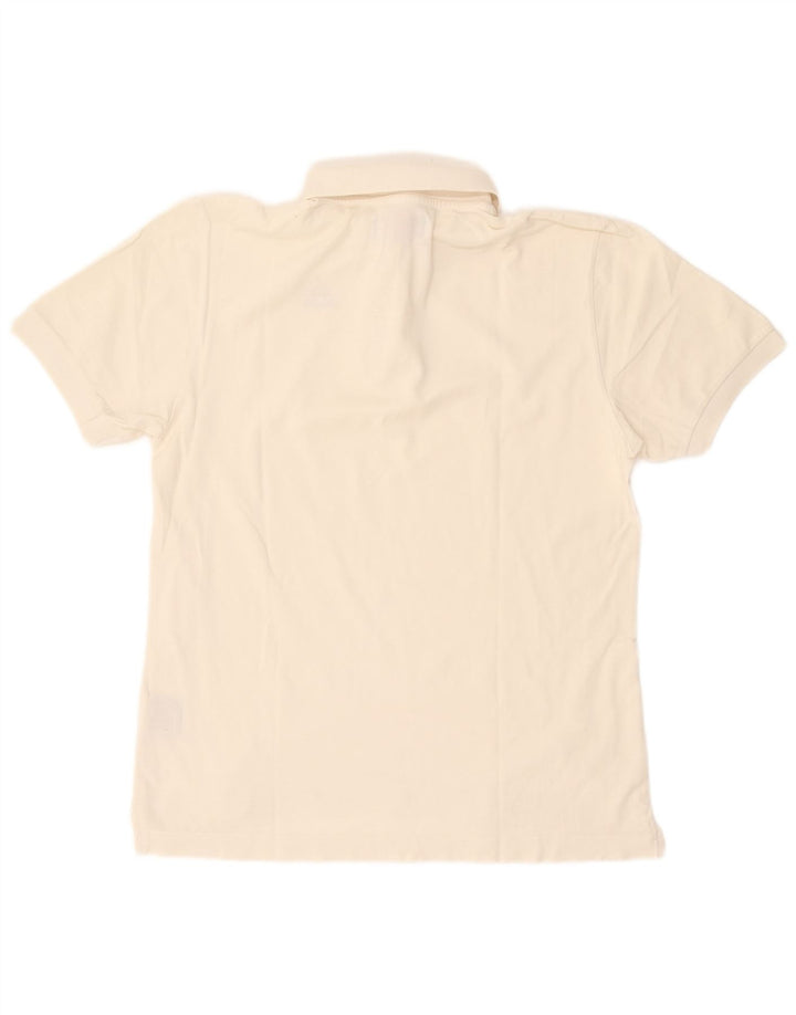 Kappa Polo Homme Blanc Cassé Moyen Coton