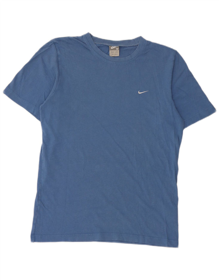 Nike T-Shirt Homme UK 39/41 Bleu Moyen Coton