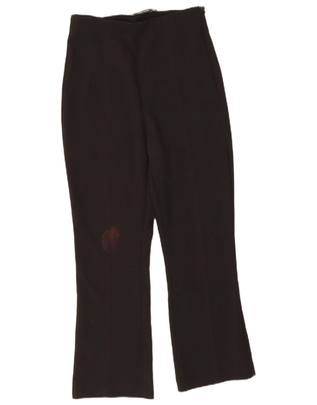 Pantalon court Bootcut Femme Zara W26 L23 Noir