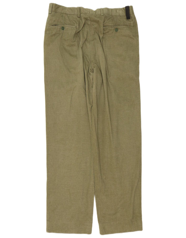 Valentino Pantalon Chino Pegged Homme IT 52 XL W38 L32 Vert