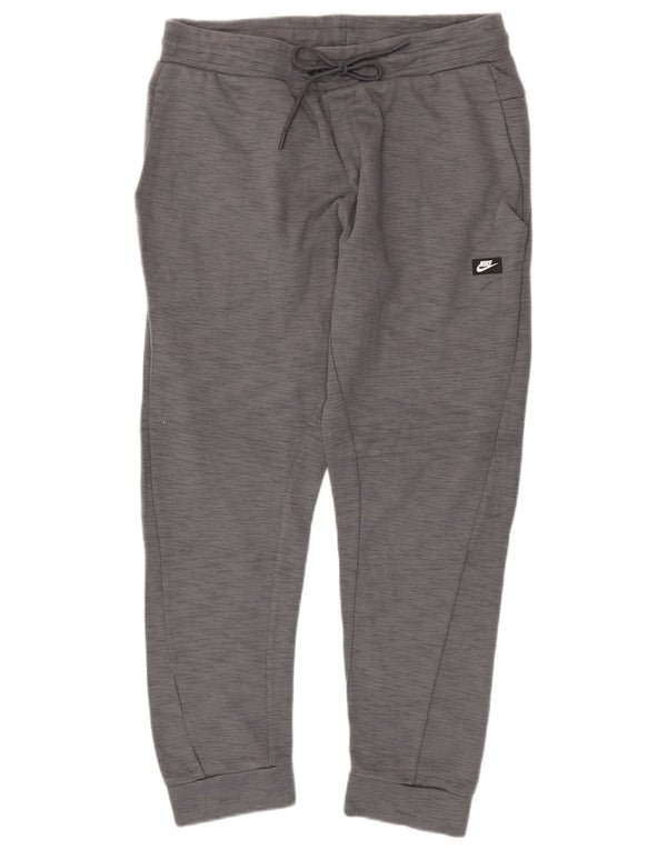 NIKE Pantalon de survêtement pour femme Joggers UK 16 Large Gris Moucheté Coton