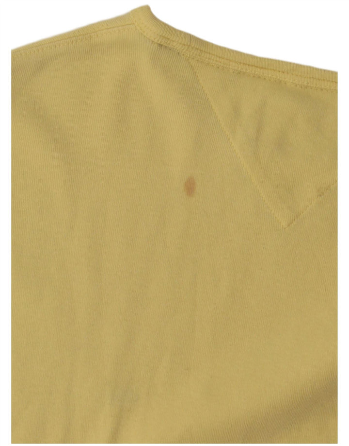Tommy Hilfiger T-Shirt Homme Jaune Moyen Coton