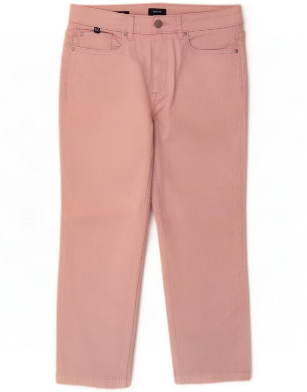 Crew Clothing Jean court pour femme UK 10 Small W27 L23 Coton rose