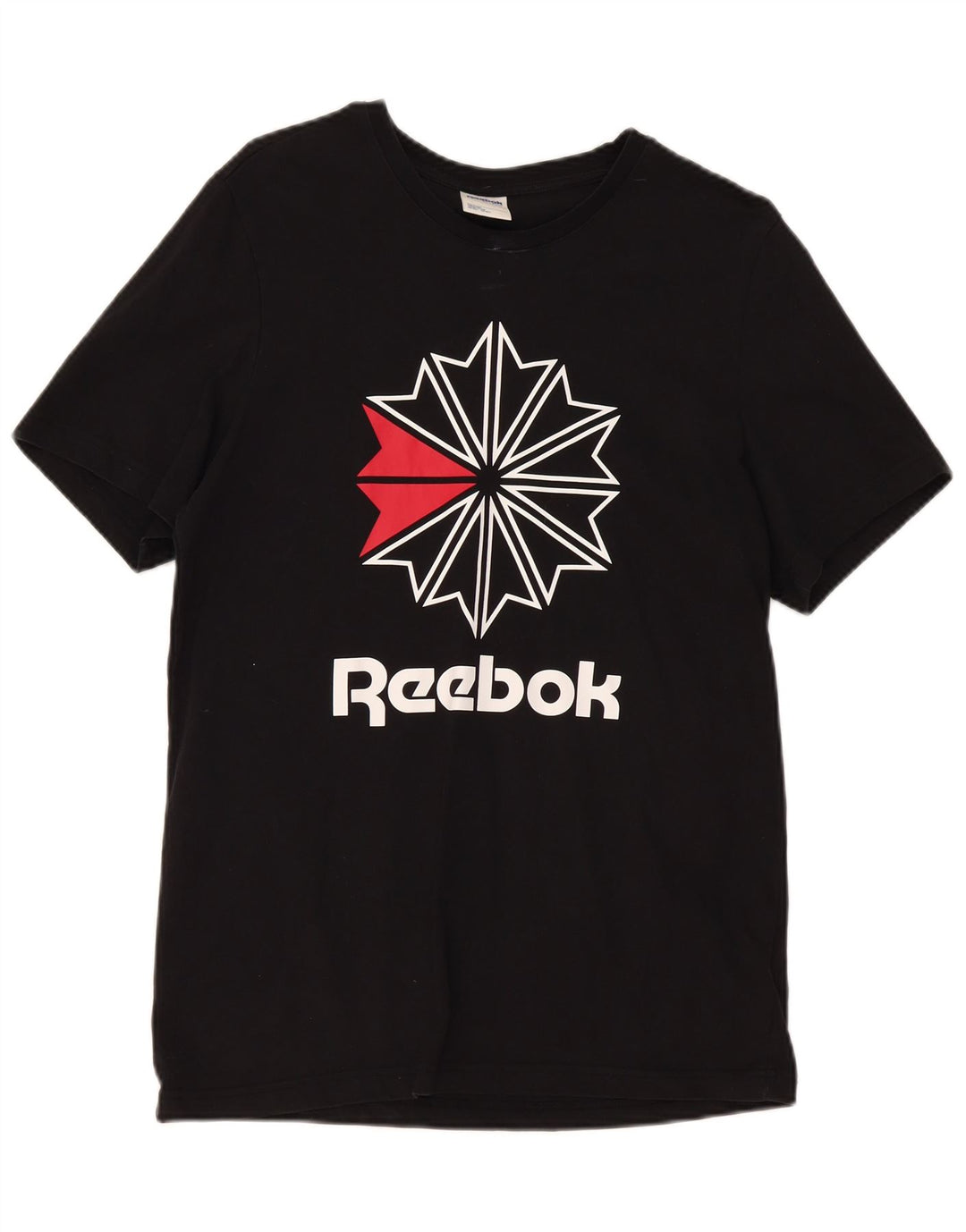 Reebok T-Shirt Graphique Homme Grand Noir Coton