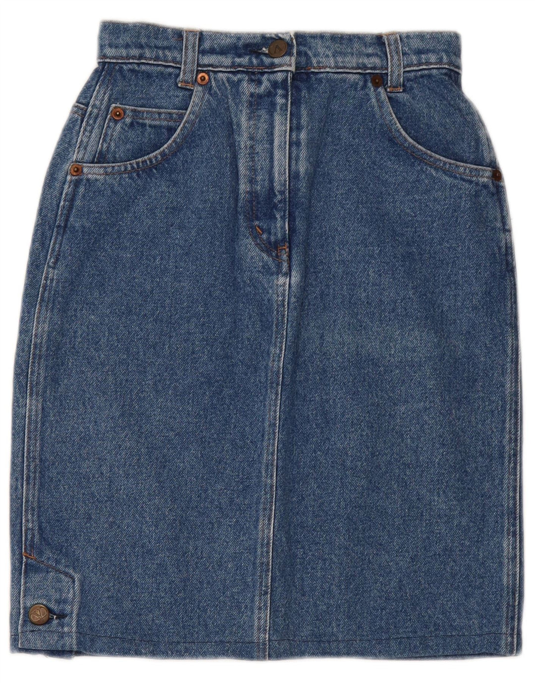 Valentino Femme Jupe En Jean W26 Petit Bleu Coton
