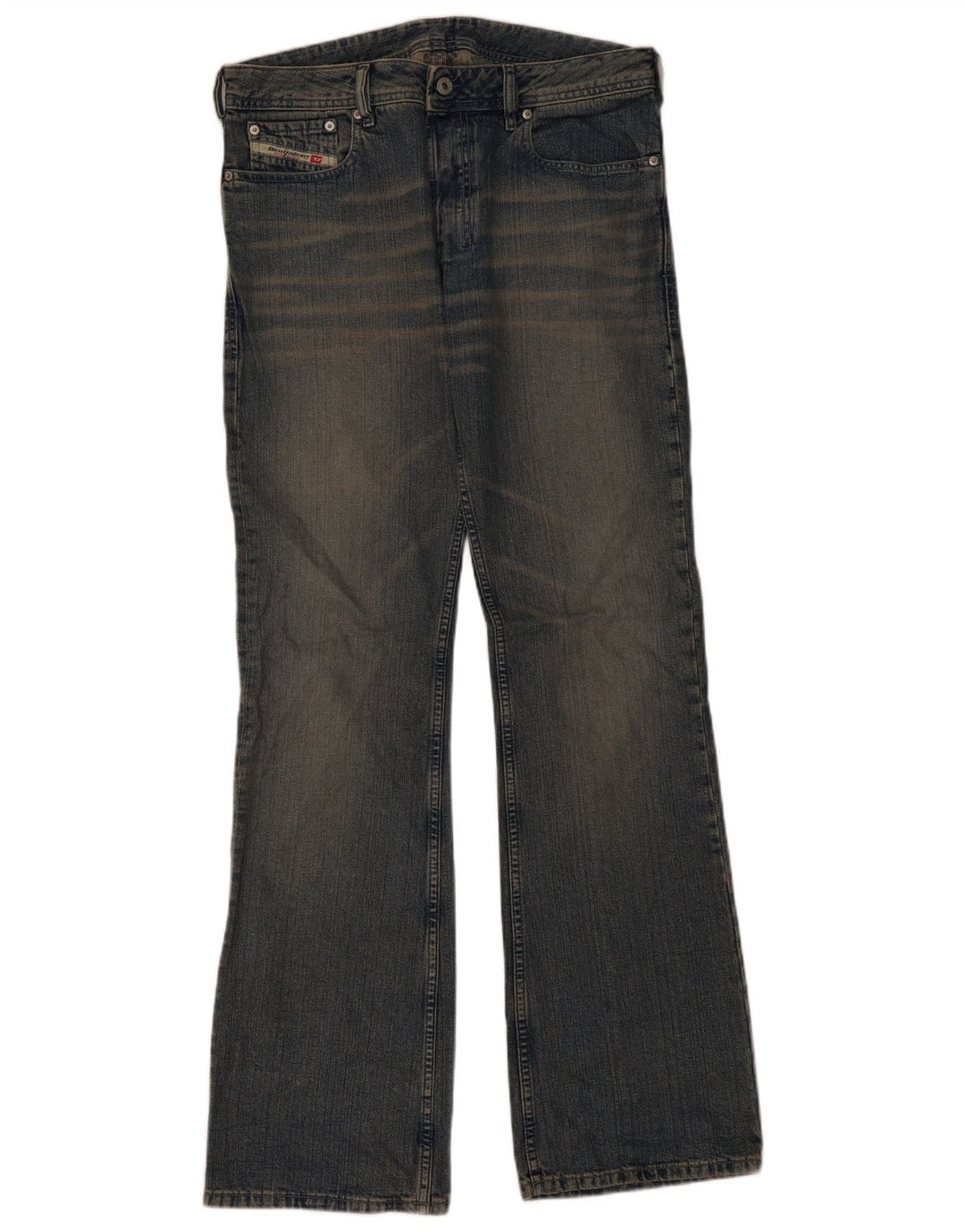 DIESEL Jean Bootcut Femme W32 L35 Bleu Coton