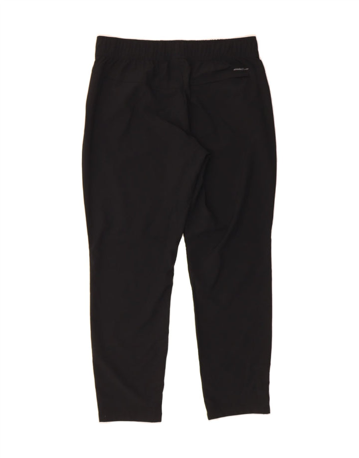 EDDIE BAUER Womens Slim Casual Trousers Medium W30 L29 Black Polyester Vintage Eddie Bauer and Second-Hand Eddie Bauer from Messina Hembry 