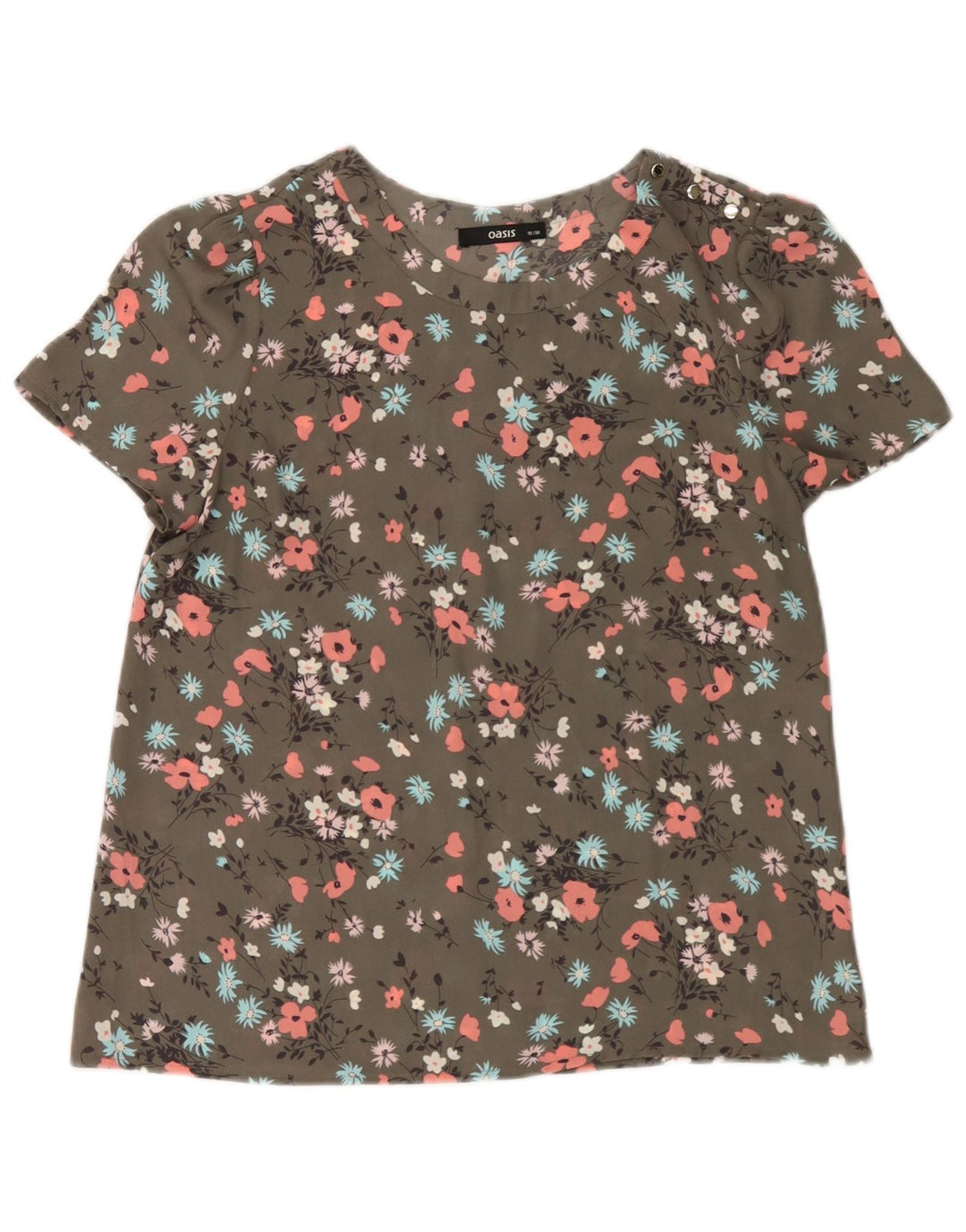Oasis Chemisier pour femme UK 10 Petit vert floral