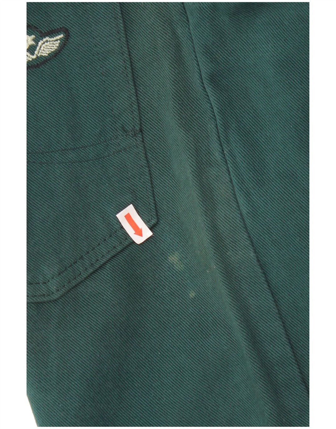 vintage Femme Taille Haute Jeans IT 44 Moyen W28 L31 Vert