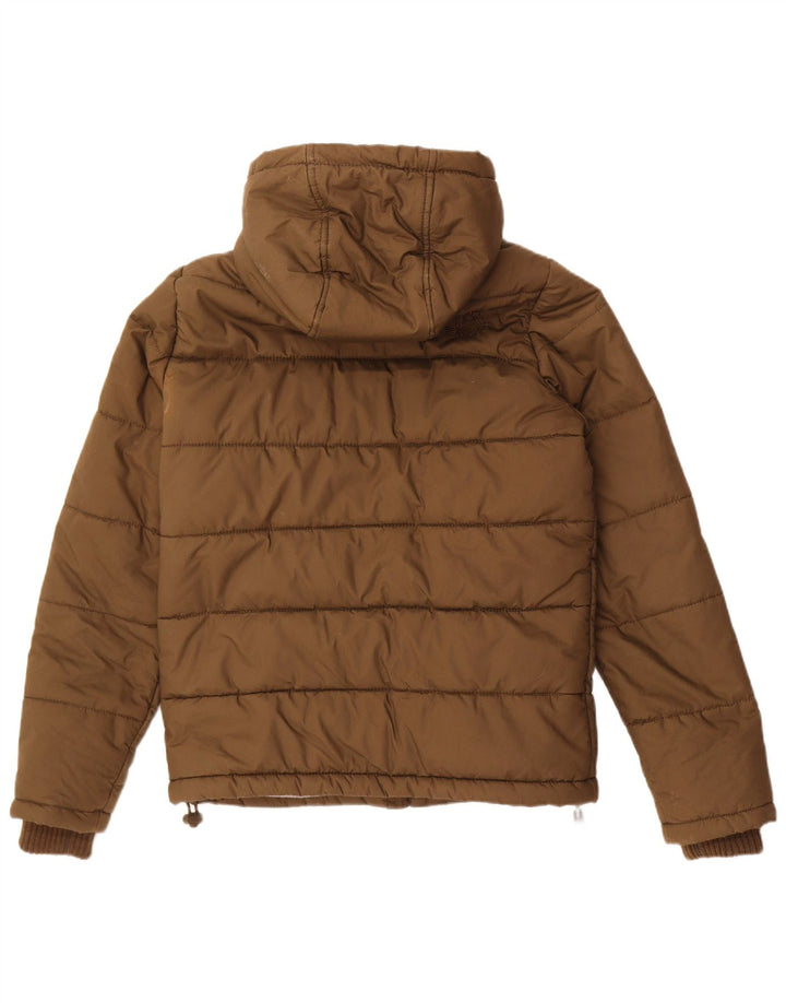 Superdry Veste matelassée à capuche pour hommes UK 38 Medium Kaki Polyester