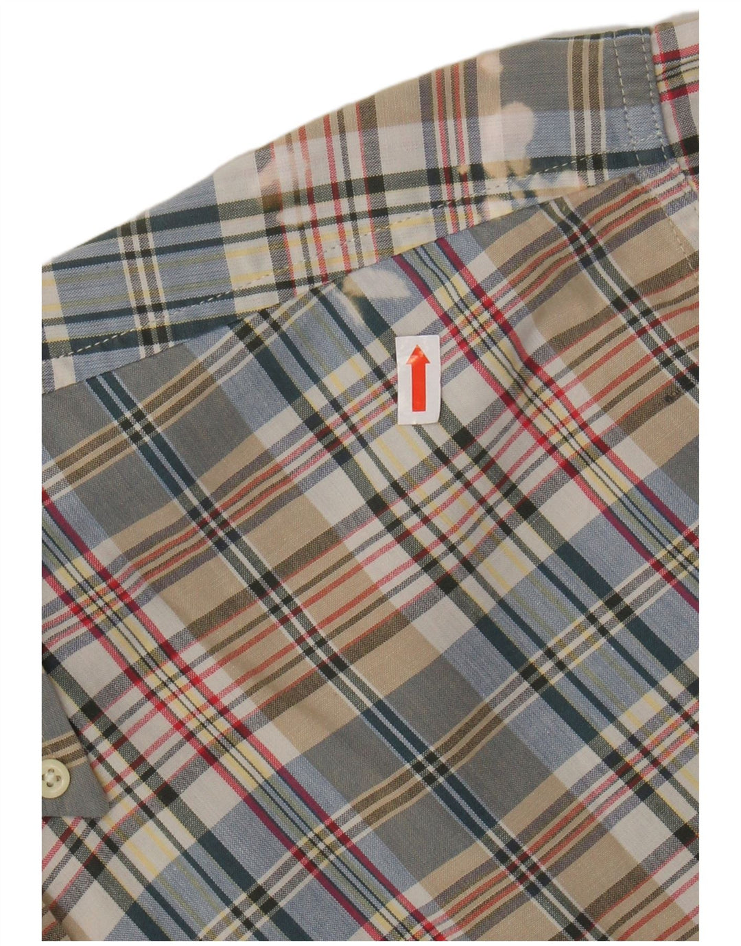 J. CREW Chemise à Manches Courtes Homme Coton à Carreaux Multicolore Moyen
