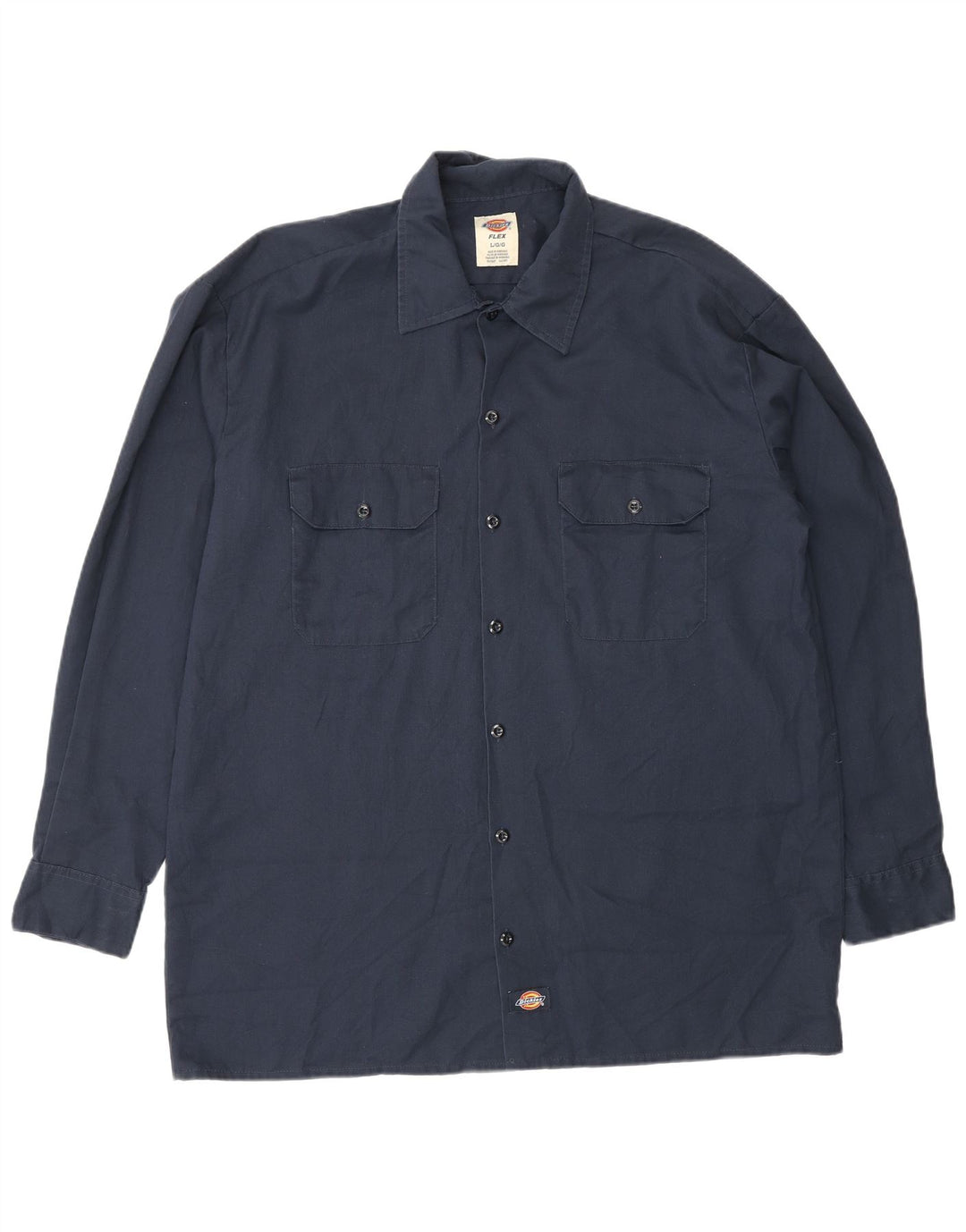 Dickies Chemise Homme Large Bleu Marine Polyester