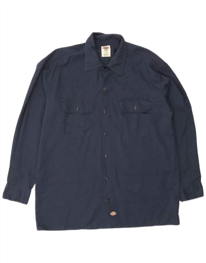 Dickies Chemise Homme Large Bleu Marine Polyester