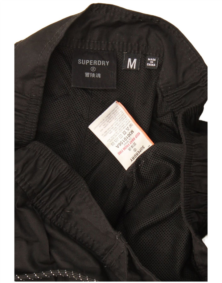 Superdry Short de Bain Graphique Homme Noir Moyen Polyester