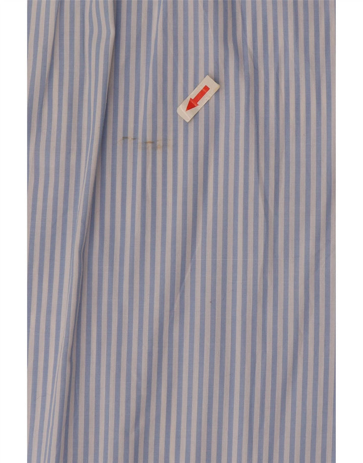 Zara Robe tunique surdimensionnée pour femme UK 14 Bleu moyen à fines rayures