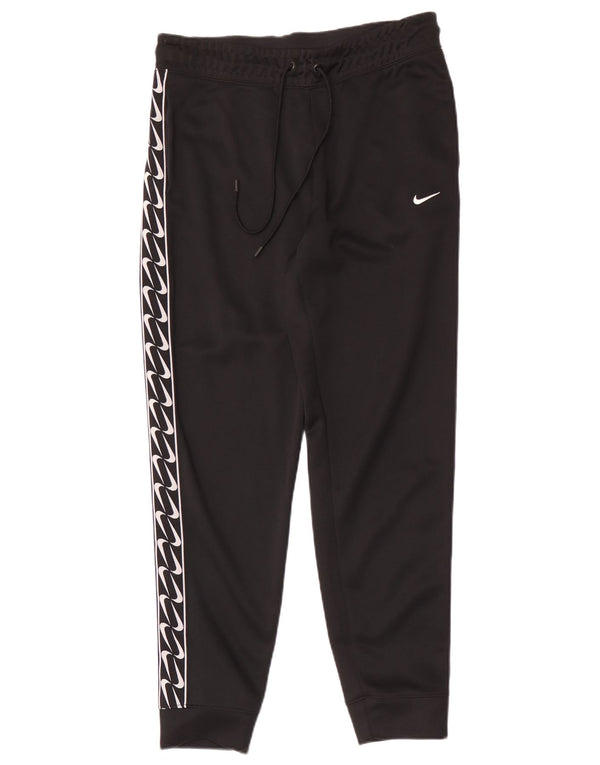 Nike Pantalon de survêtement graphique pour homme Noir moyen Polyester