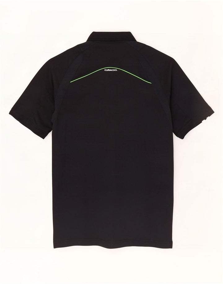 Adidas Hommes Climacool Polo Petit Noir Polyester