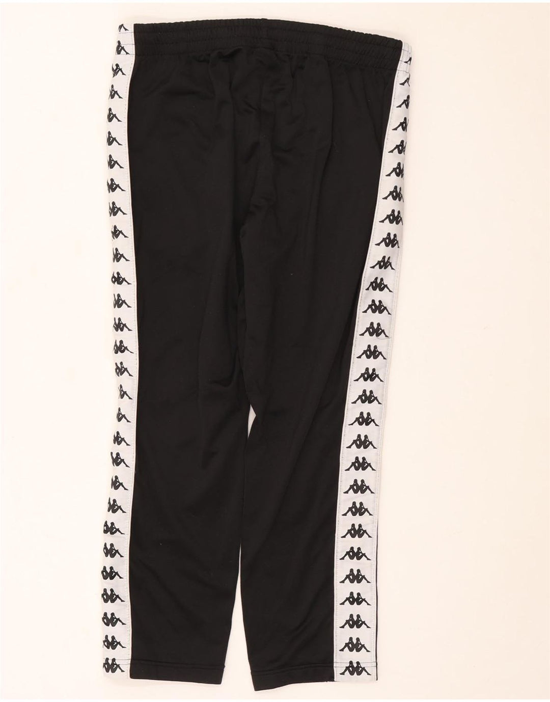 Kappa Pantalon de Survêtement Graphique Homme Noir Moyen Polyester Colorblock