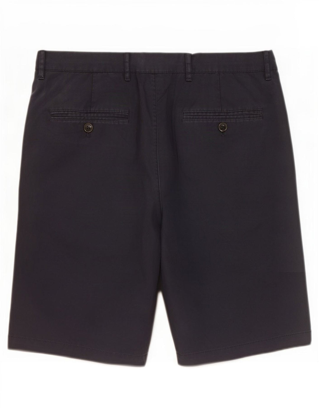 Marks & Spencer Short Chino Homme W32 Bleu Marine Moyen Coton