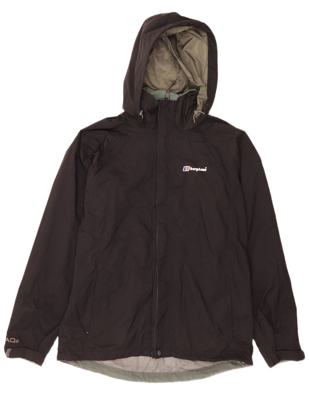 Berghaus Veste de Pluie à Capuche Garçon 11-12 Ans Noir Polyamide