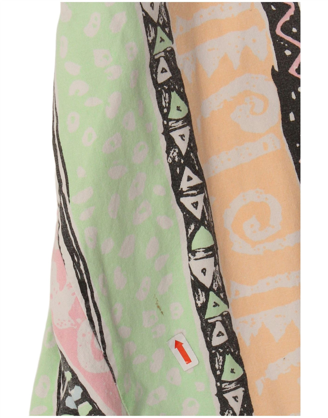 Pantalon Fuselé Taille Haute Femme Blues W34 L31 Géométrique Multicolore