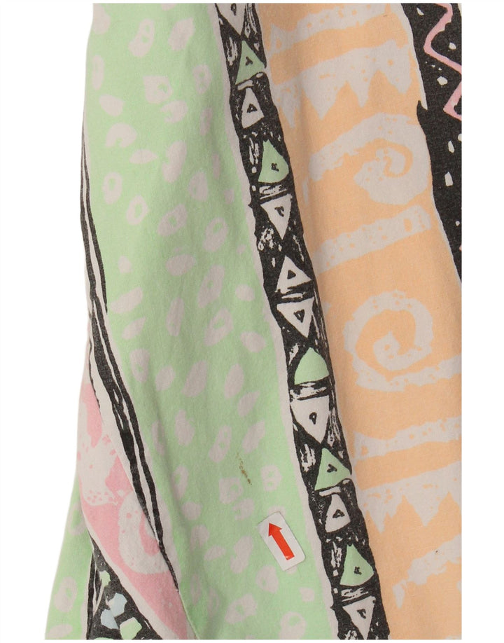 Pantalon Fuselé Taille Haute Femme Blues W34 L31 Géométrique Multicolore