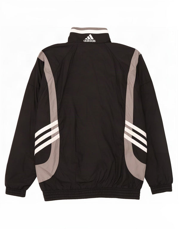 Adidas Veste de survêtement pour homme UK 38/40 Noir moyen Colourblock