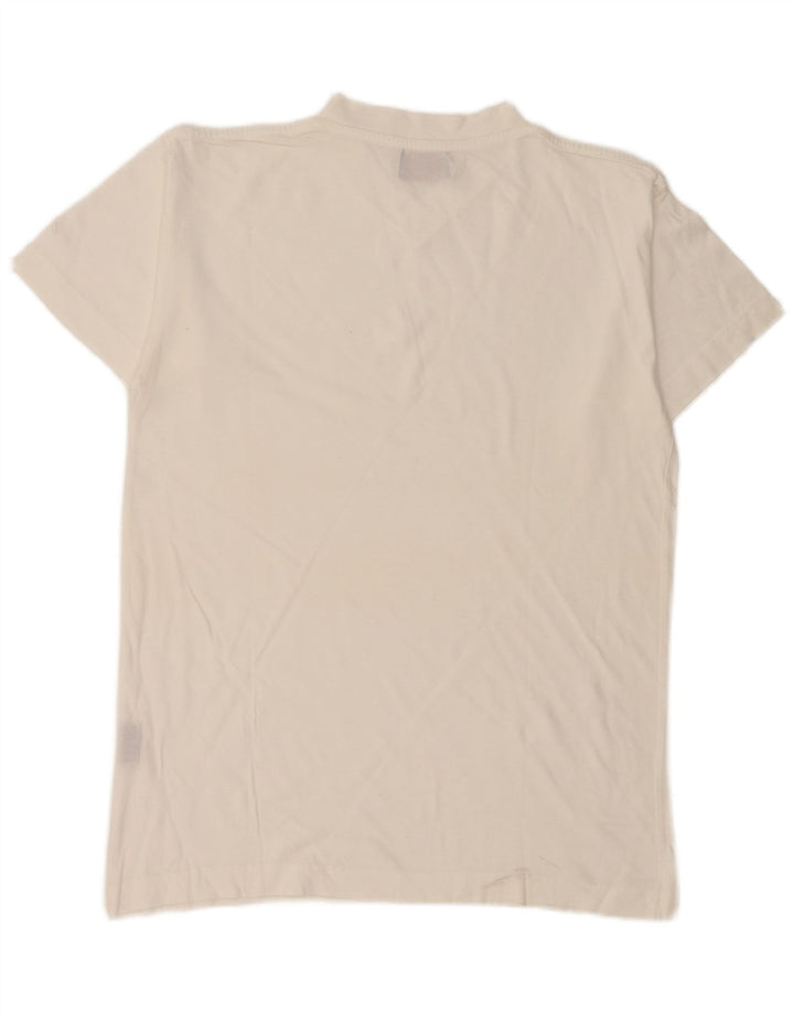 KAPPA T-Shirt Homme Blanc Moyen Coton
