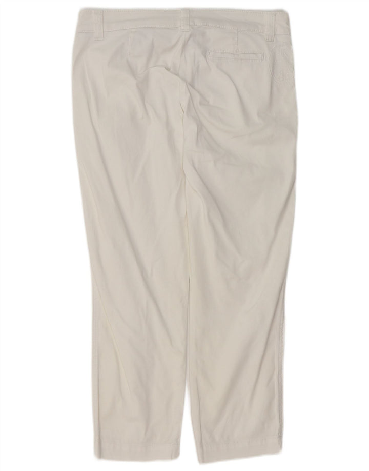 NORTH SAILS Pantalon court droit pour femme EU 42 Large W32 L24 Blanc