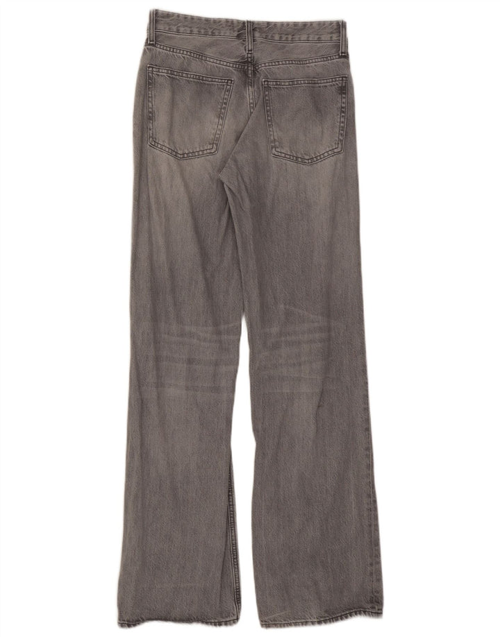 Zara Jeans Bootcut Femme EU 36 XS W26 L33 Gris Coton