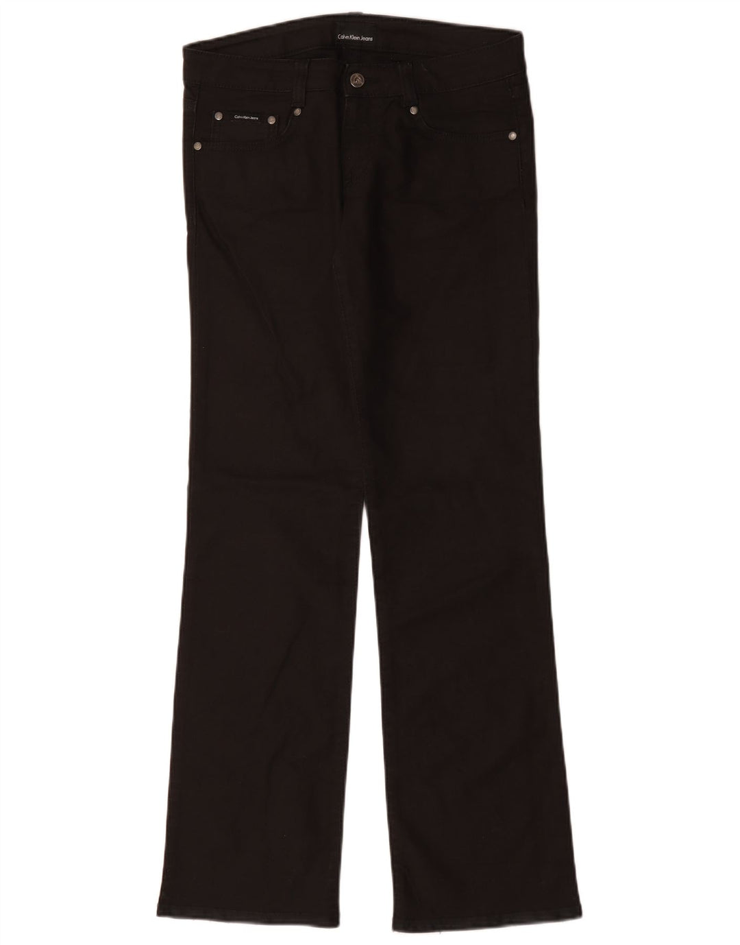 Calvin Klein Jean droit femme W28 L34 coton noir