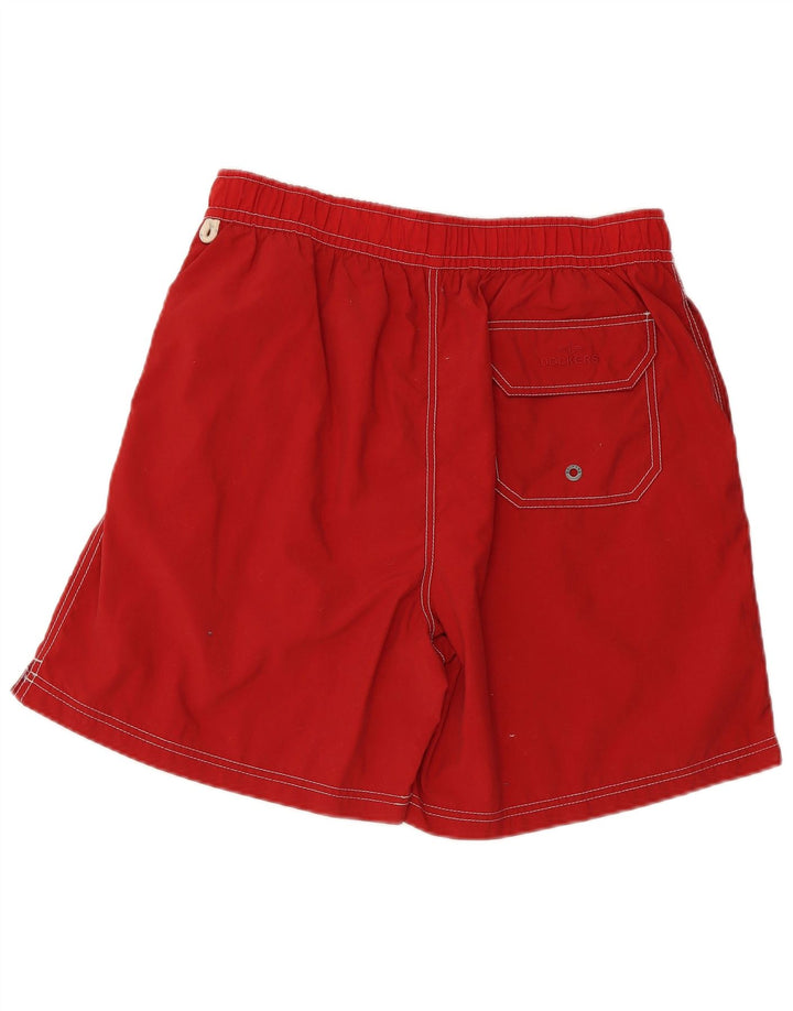 Dockers Short de Bain Homme XL Nylon Rouge
