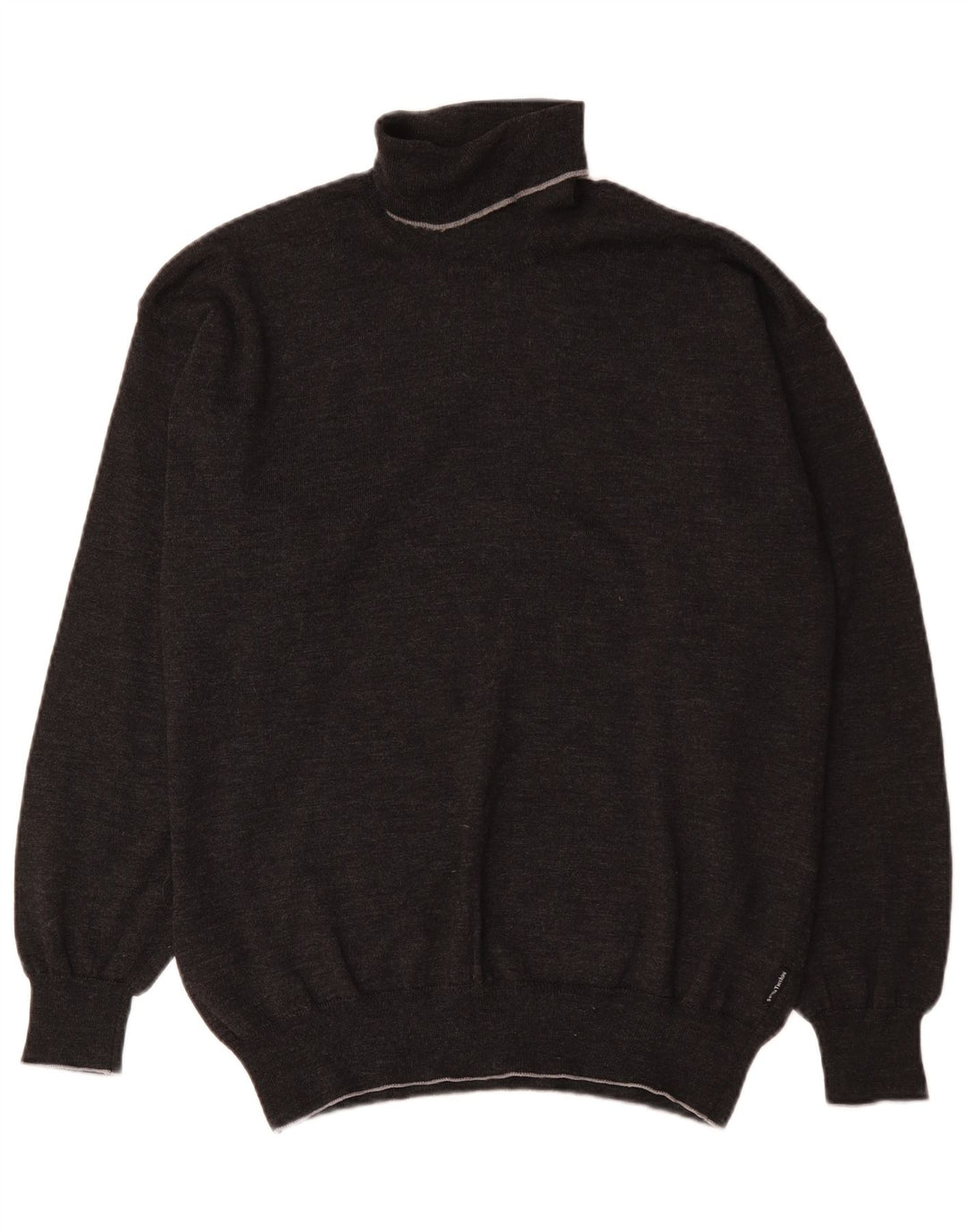 Sergio Tacchini Pull Col Roulé Homme Grand Gris