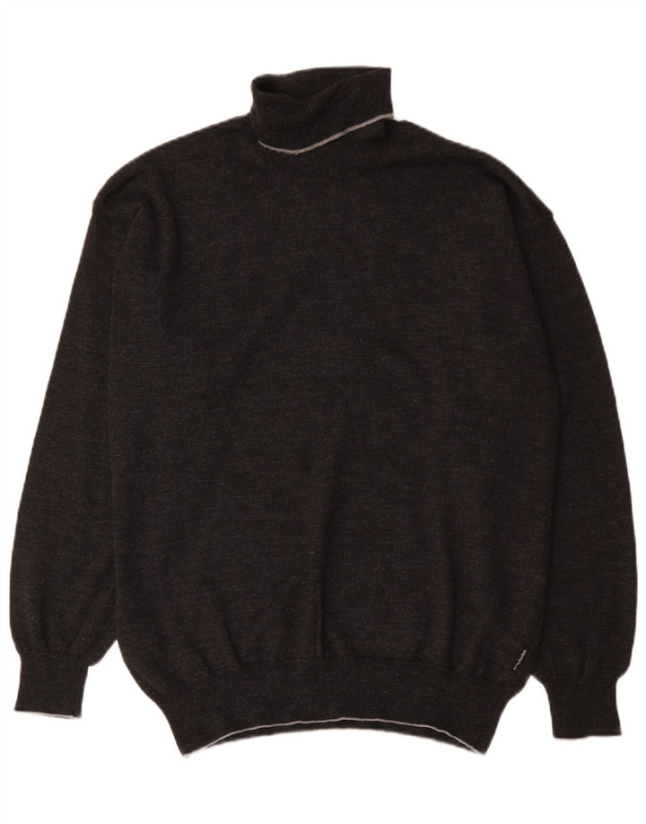 Sergio Tacchini Pull Col Roulé Homme Grand Gris