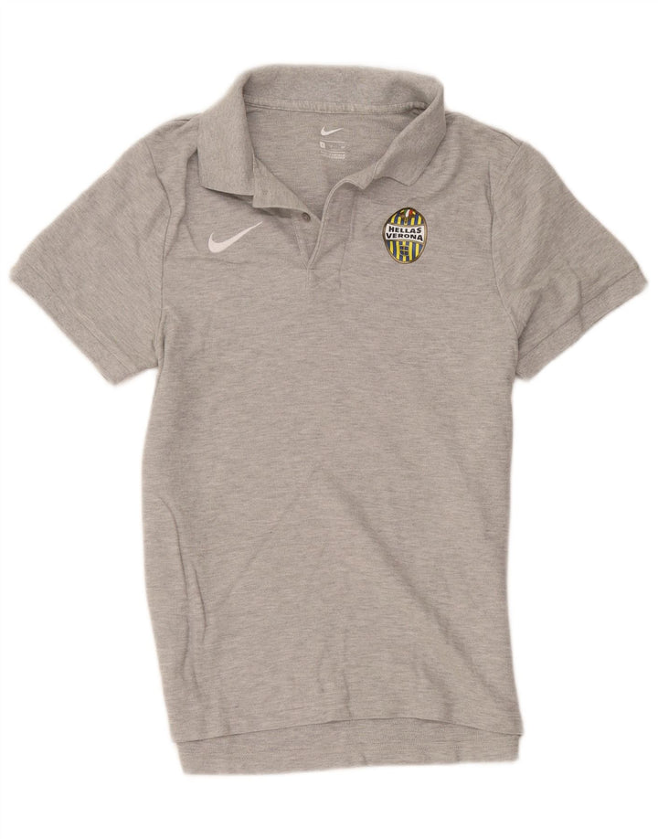 Nike Homme HELLAS VERONA Graphic Polo Petit Gris Coton