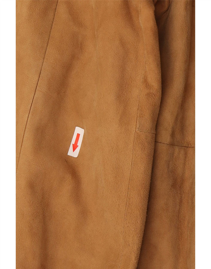 veste en daim femme vintage IT 44 Beige moyen