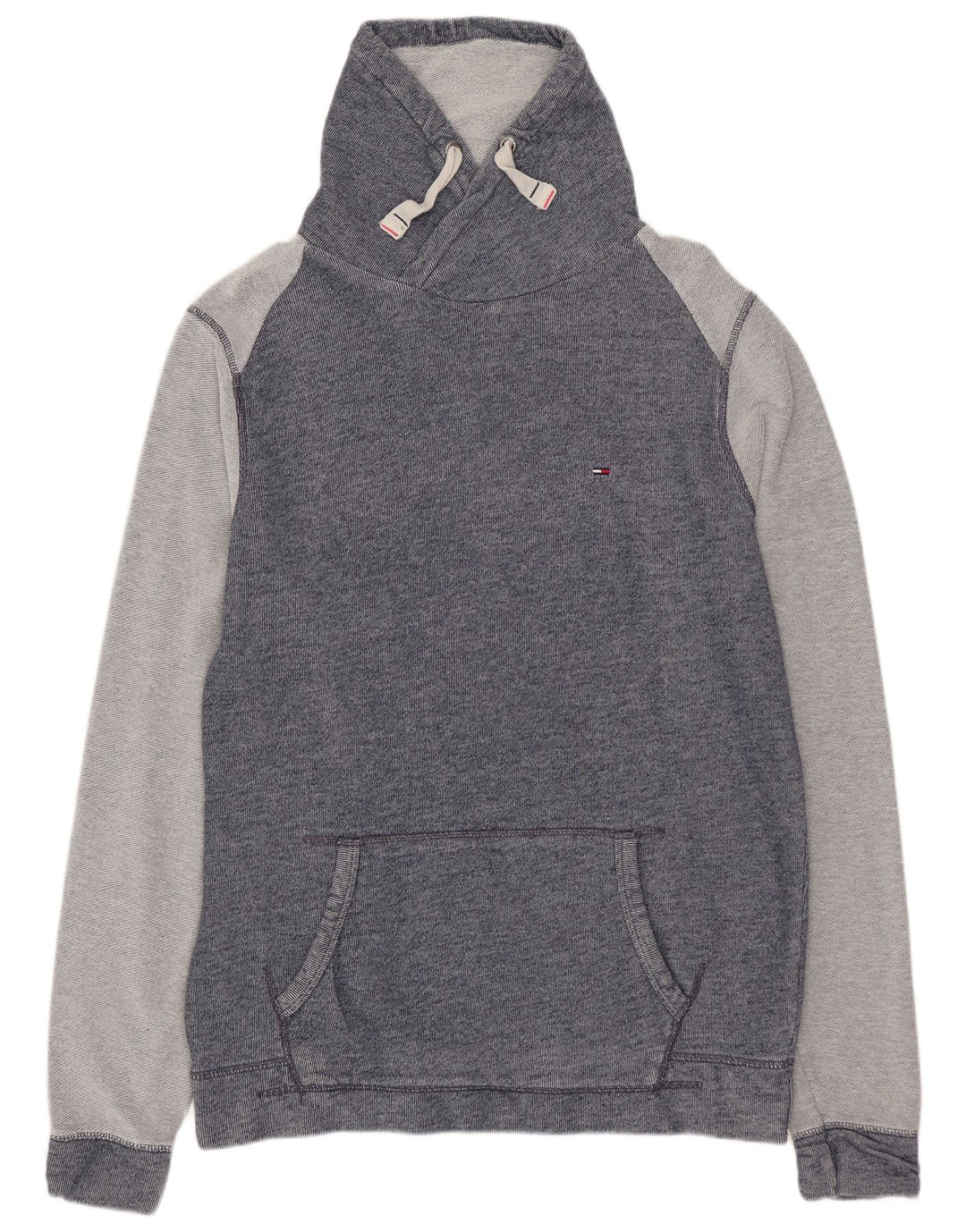 TOMMY HILFIGER Sweat-Shirt Homme XL Bleu Marine Colourblock Coton