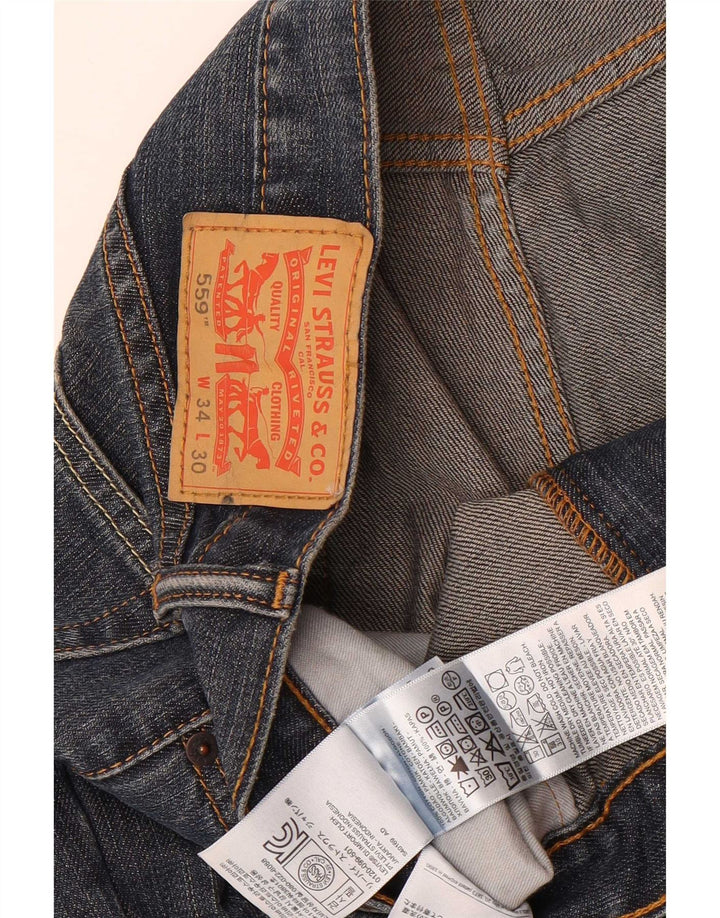 Levi's Jean Droit 559 Homme Bleu W34 L30 Coton