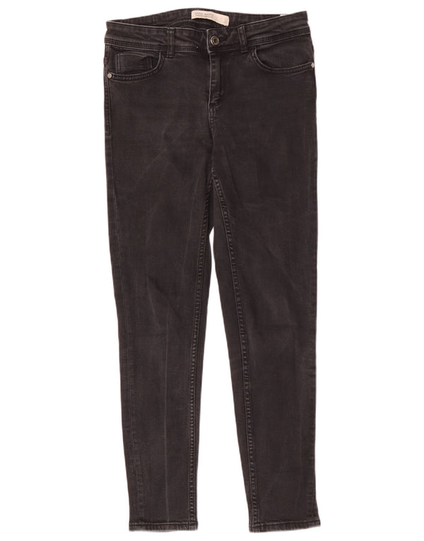 Jean skinny Zara femme EU 36 XS W26 L27 coton noir