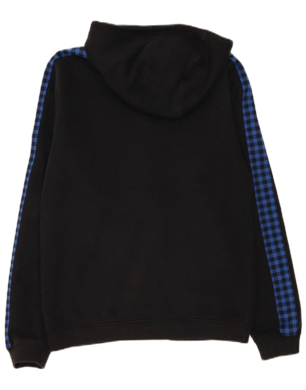 Nike Sweat à capuche zippé pour homme en coton color block Noir Taille S