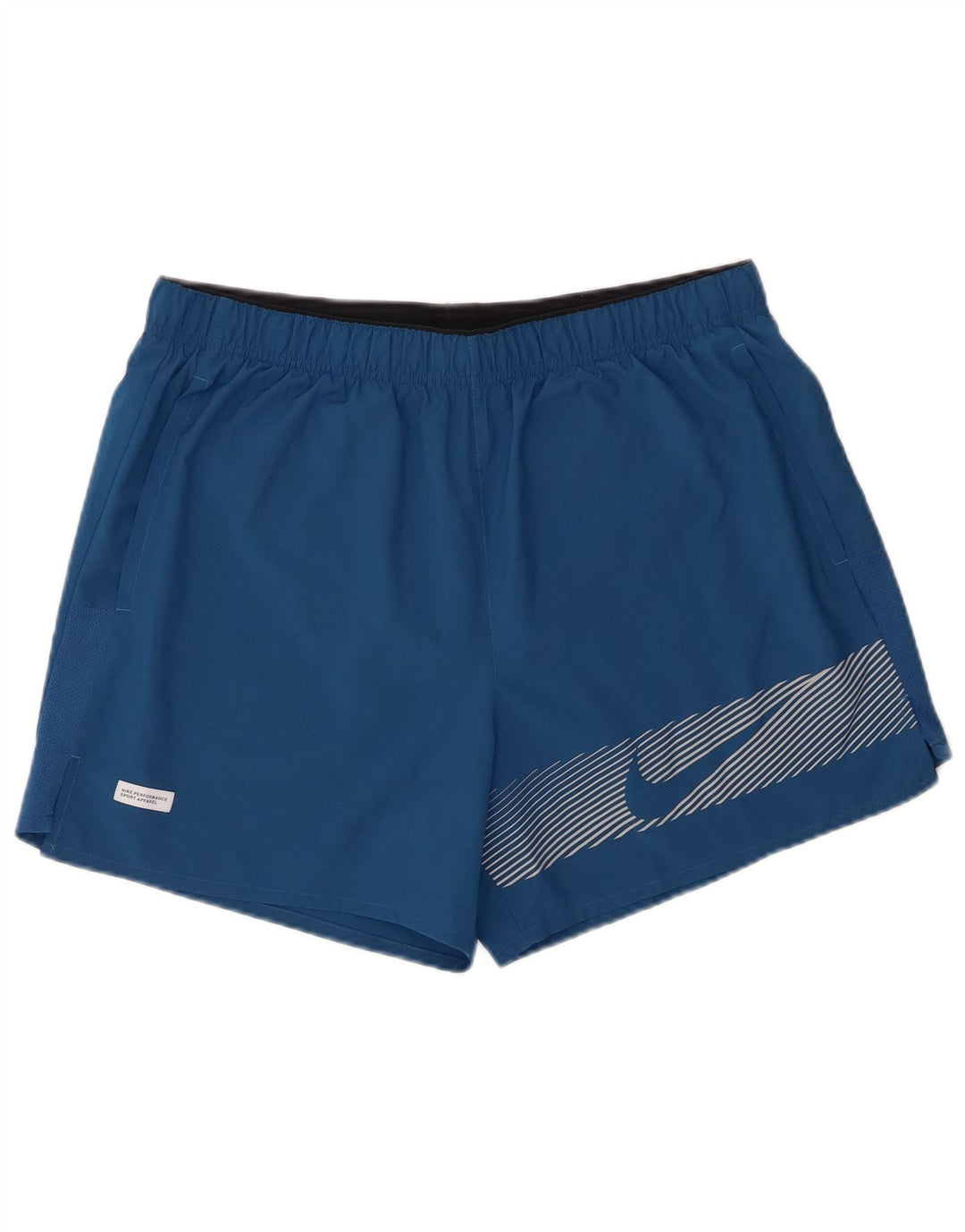 Nike Short de sport Dri Fit Graphic pour homme en polyester Bleu Taille L