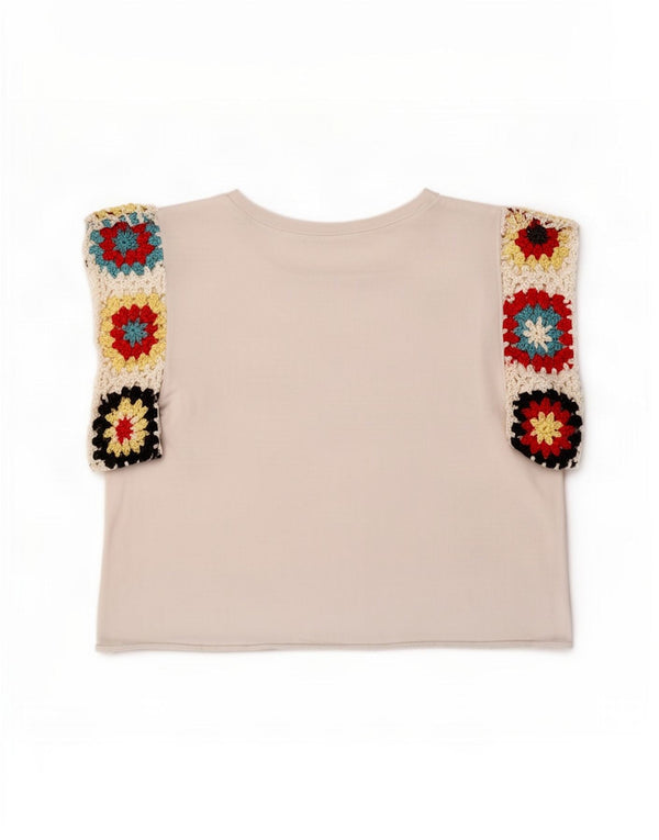 Zara Womens Trafaluc Crop Vest Top UK 10 Petit Blanc Floral