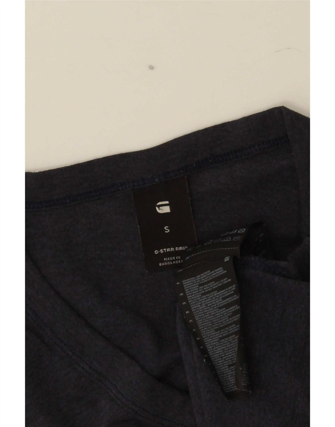 G-Star Homme T-Shirt Top Petit Bleu Marine Coton