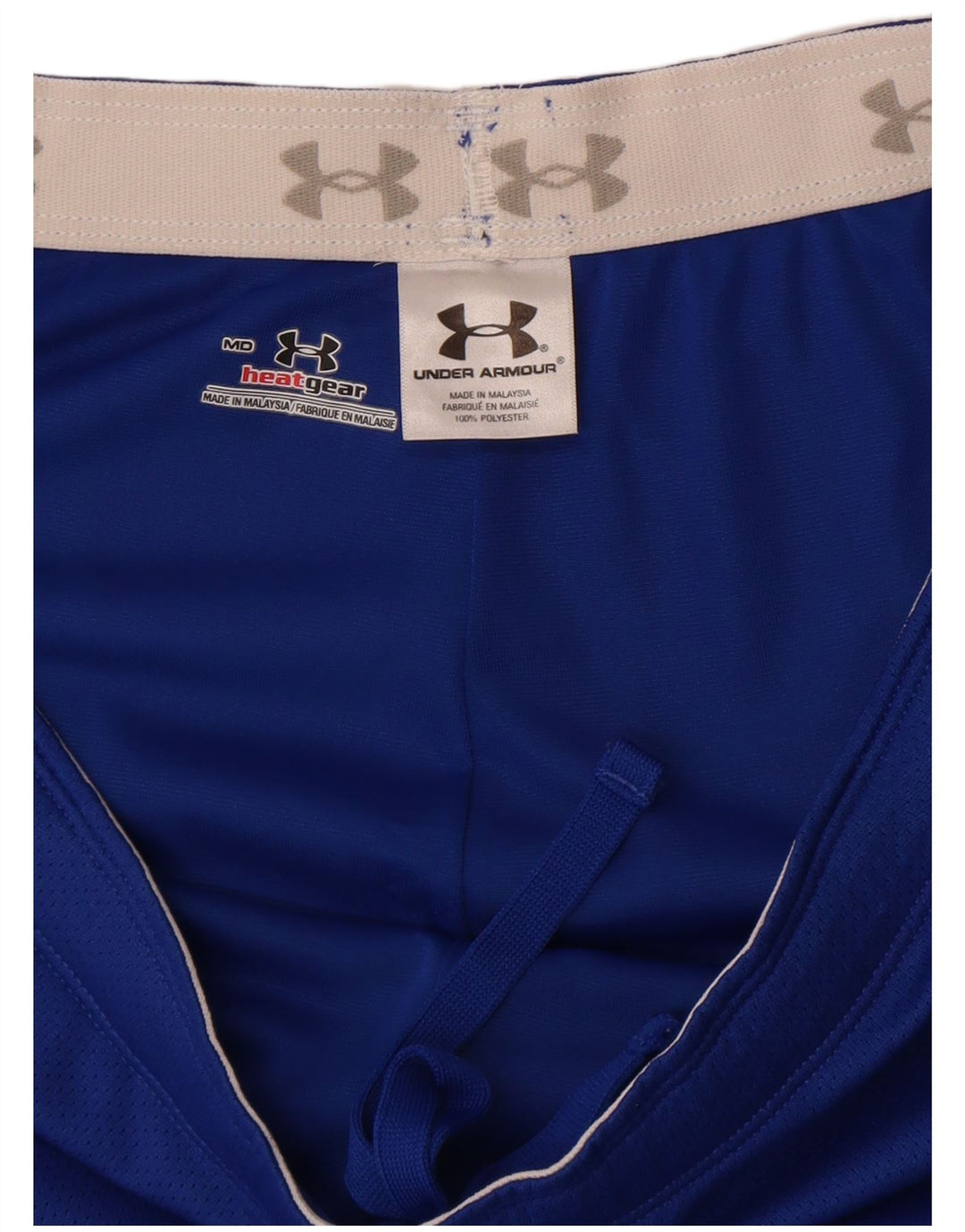 Under Armour Short de Sport Heat Gear Homme Bleu Moyen Polyester