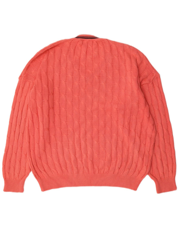 Il Granchio Pull Col V Homme 2XL Rose Coton