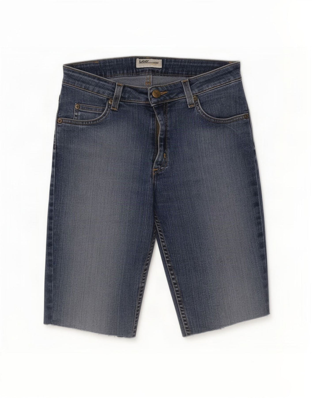 Lee Short en Jean Cameron Femme W30 Bleu Moyen Coton