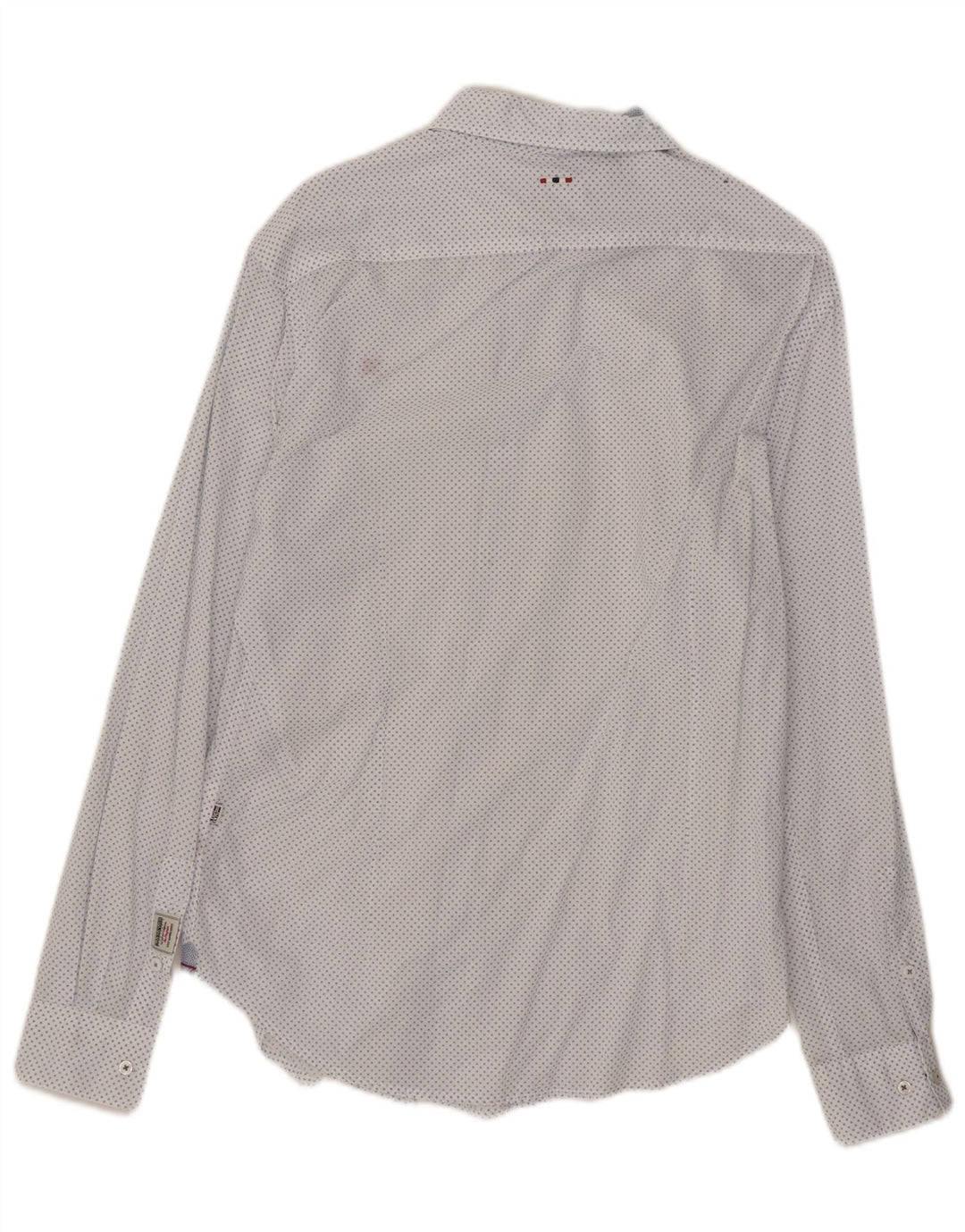 Napapijri Chemise Slim Fit Medium White Spotted Homme